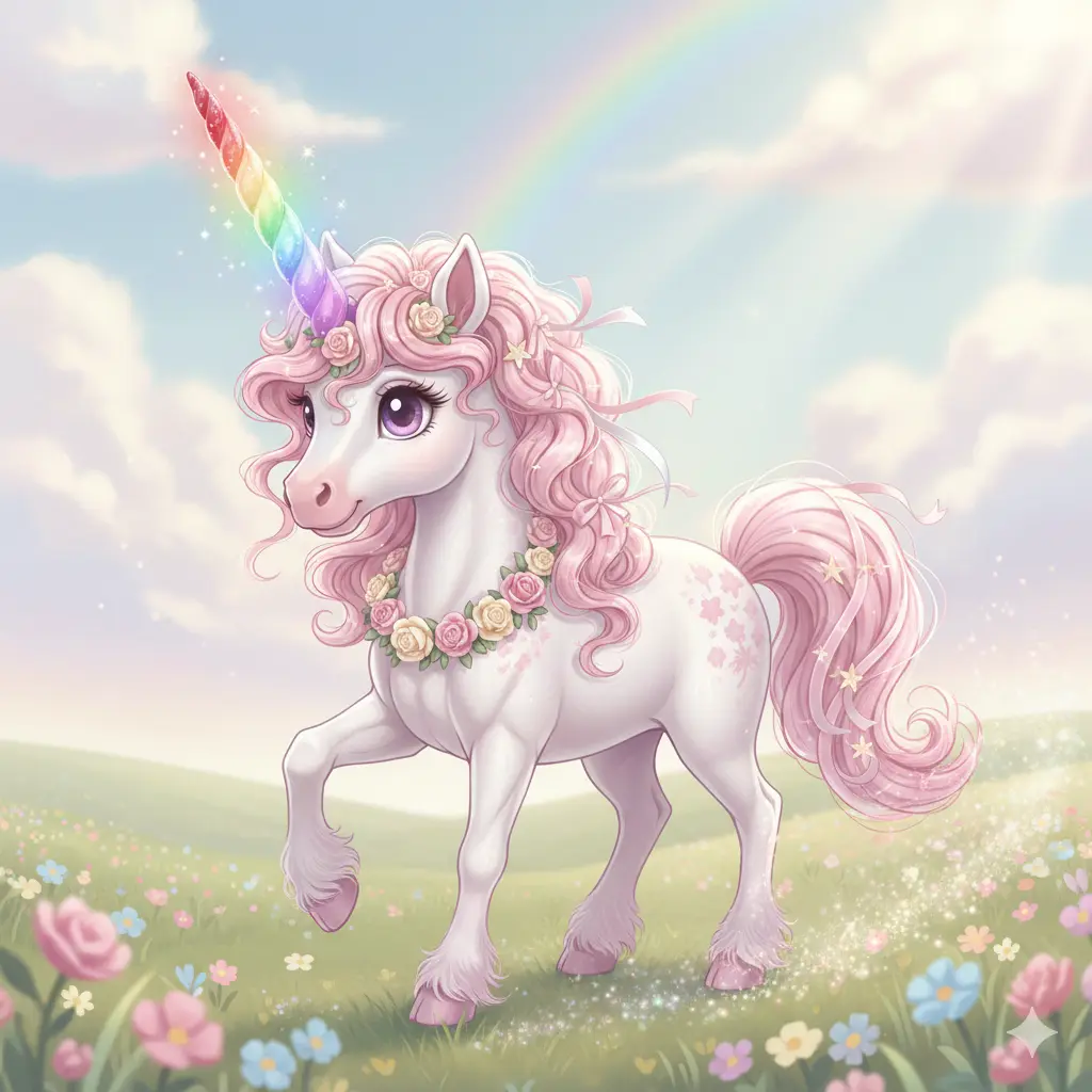 schattige éénhoorn